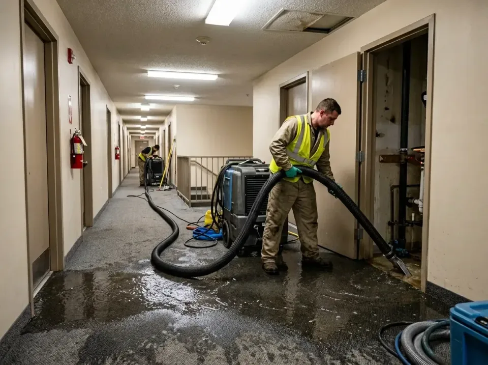 multi-unit-apartment-hallway-f-005 — frequently asked questions, Emergency Burst Pipe Water Extraction & Removal in Oakdale,…